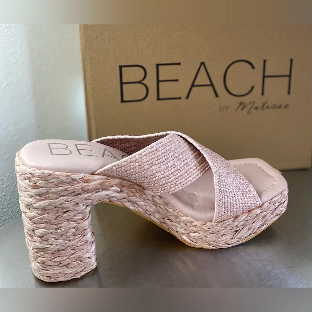 NWT.. BEACH BY MATISSE WOMENS PLATFORM SANDALS